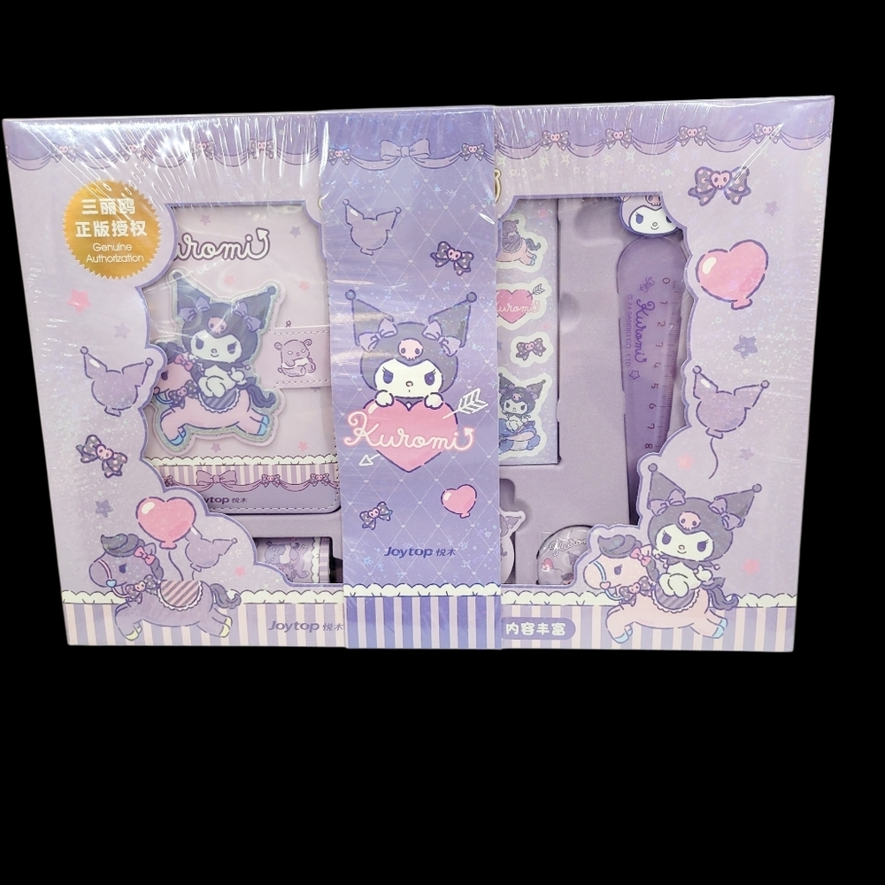 Brand New Sanrio Kuromi Dairy Note Book Fun Gift Box